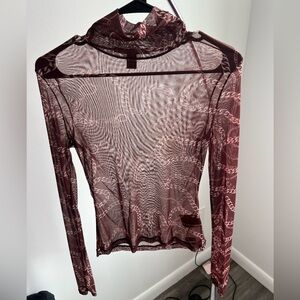 Ksubi Mesh Long Sleeve Shirt